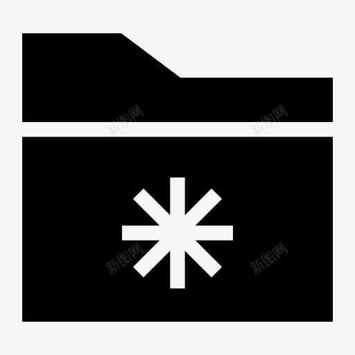 新文件夹文档文件图标svg_新图网 https://ixintu.com 存储 文件 文件夹和文件字形 文档 新文件夹