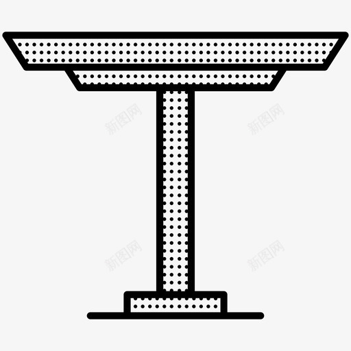 桌子桌子点着图标svg_新图网 https://ixintu.com 桌子 点着