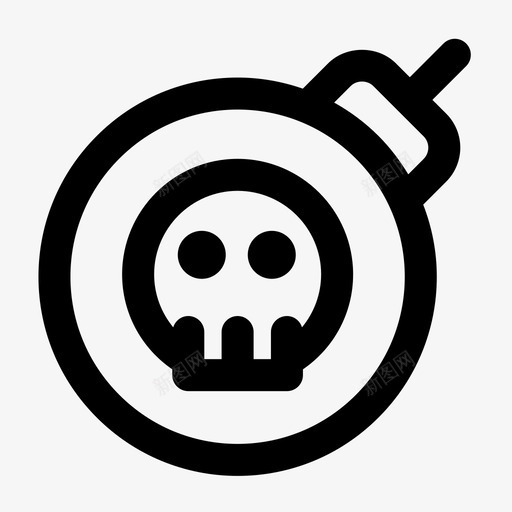 炸弹袭击爆炸图标svg_新图网 https://ixintu.com 恐怖 炸弹 爆炸 袭击 路线 风格