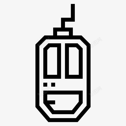 电脑鼠标复古9线性图标svg_新图网 https://ixintu.com 复古9 电脑鼠标 线性