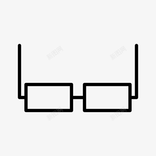 眼镜双眼镜视觉图标svg_新图网 https://ixintu.com 双眼 工具 概述 眼镜 视觉