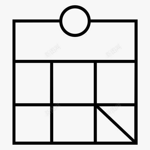 日历日期日图标svg_新图网 https://ixintu.com 日历 日期 视频制作