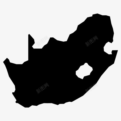 南非地图开普敦国家图标svg_新图网 https://ixintu.com 南非 国家 地图 开普敦