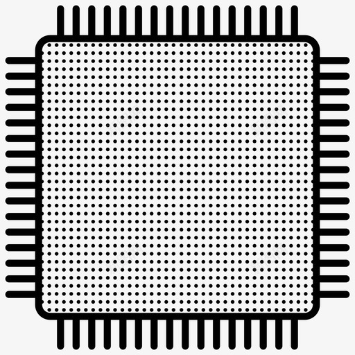 微处理器电子存储器图标svg_新图网 https://ixintu.com ram 存储器 微处理器 电子 电子设备
