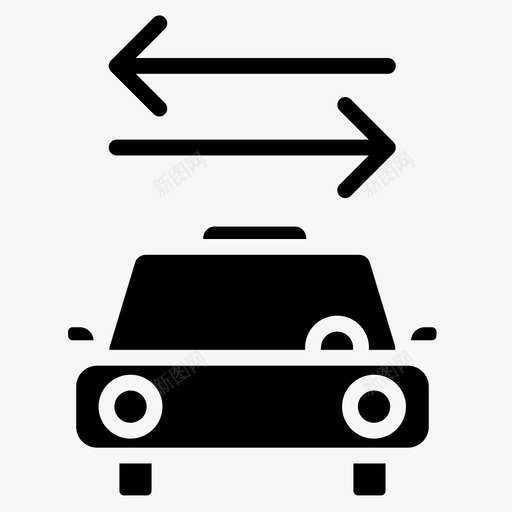 出租车133号酒店字形图标svg_新图网 https://ixintu.com 133号酒店 出租车 字形