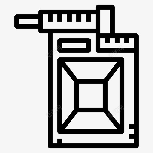 Jerrycan5号摩托车直线型图标svg_新图网 https://ixintu.com 5号摩托车 Jerrycan 直线型