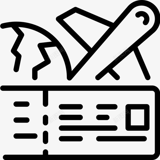 机票生活方式10直拨图标svg_新图网 https://ixintu.com 机票 生活方式 直拨