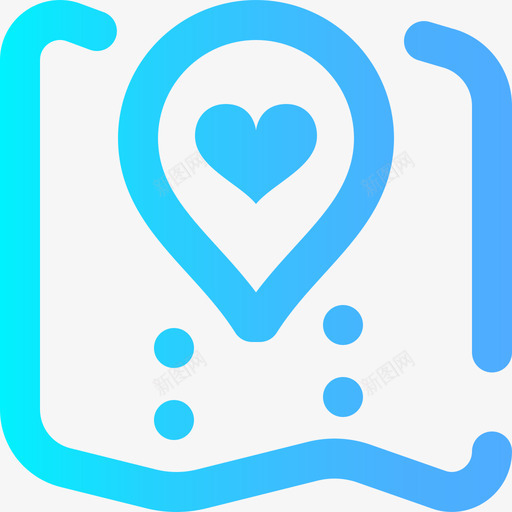 地图婚礼164渐变图标svg_新图网 https://ixintu.com 地图 婚礼164 渐变