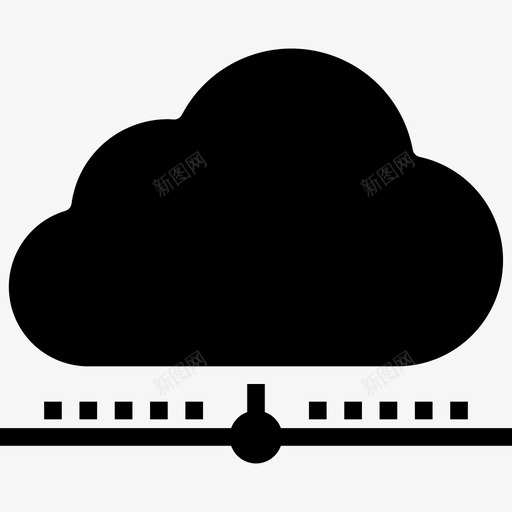 云计算网络和数据库21填充图标svg_新图网 https://ixintu.com 云计算 填充 数据库 网络