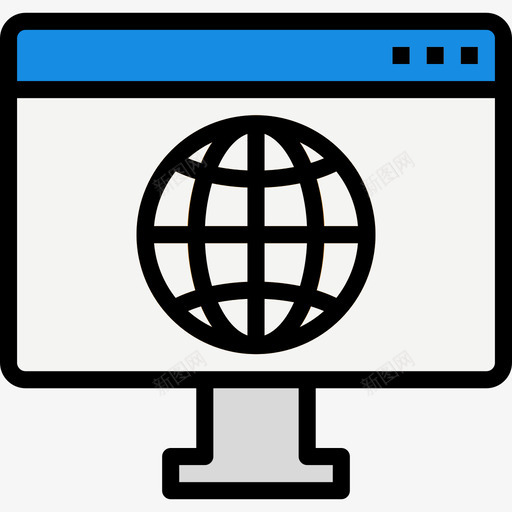 监视器elearning17线性颜色图标svg_新图网 https://ixintu.com learning 监视器 线性 颜色