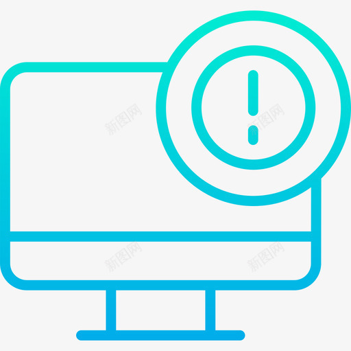 计算机网络安全12梯度图标svg_新图网 https://ixintu.com 梯度 网络安全12 计算机