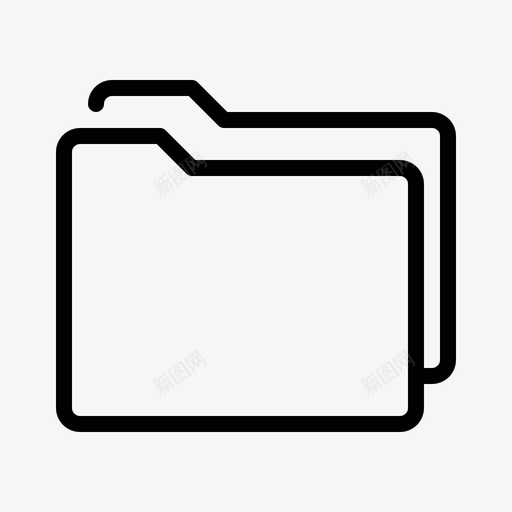 文件管理器文件夹移动图标svg_新图网 https://ixintu.com 大纲 文件夹 文件管理器 用户界面 移动