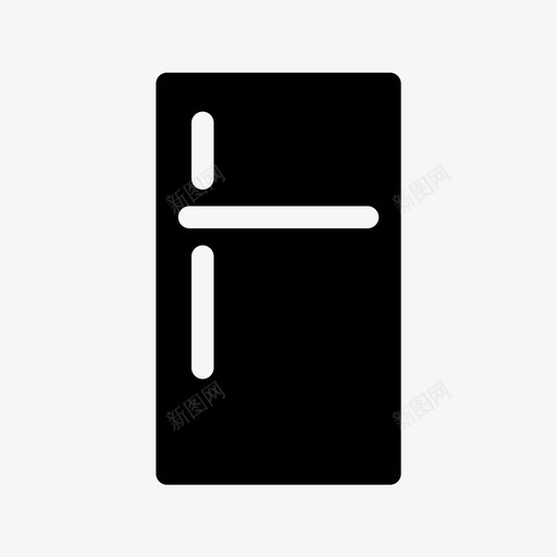冰箱冷却器厨房图标svg_新图网 https://ixintu.com 冰箱 冷却器 厨房 厨房设备 厨房设备雕文