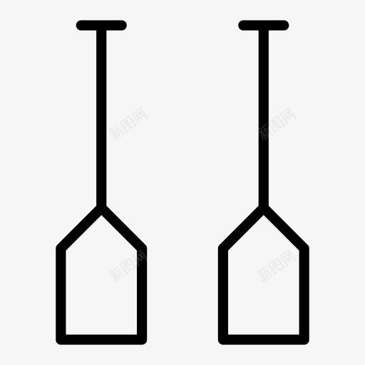 划桨板划船板划船图标svg_新图网 https://ixintu.com 假日 划桨 划船 大纲 船板