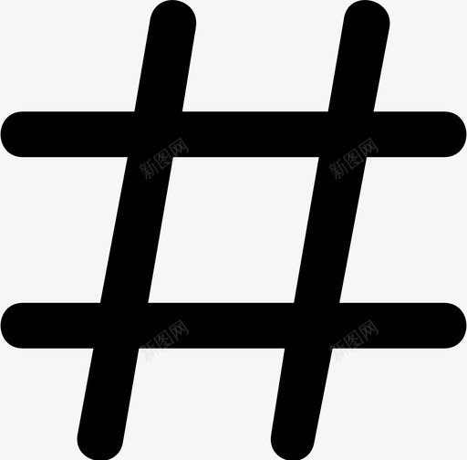 hastaghashtag社交媒体图标svg_新图网 https://ixintu.com hashtag hastag 标签 用户界面 社交媒体