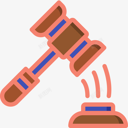 拍卖保险42线性颜色图标svg_新图网 https://ixintu.com 保险 拍卖 线性 颜色