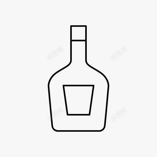 一瓶威士忌酒精酒吧图标svg_新图网 https://ixintu.com 一瓶威士忌 聚会 酒吧 酒精 饮料