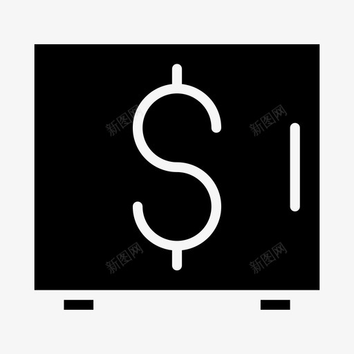 金库钱夹现金图标svg_新图网 https://ixintu.com 付款 商业铭文 现金 金库 钱包 钱夹