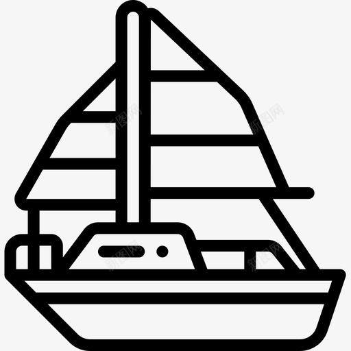 船运输117直线图标svg_新图网 https://ixintu.com 直线 运输
