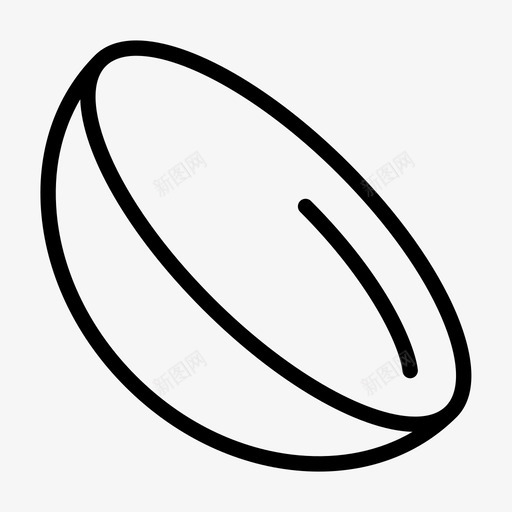 隐形眼镜医疗验光图标svg_新图网 https://ixintu.com 医疗 视力护理 隐形眼镜 验光