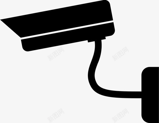 闭路电视摄像头犯罪图标svg_新图网 https://ixintu.com 保安 安全 摄像头 犯罪 闭路电视