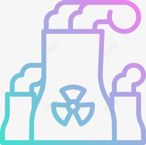 核能九月能源5号梯度图标svg_新图网 https://ixintu.com 5号 九月 核能 梯度 能源