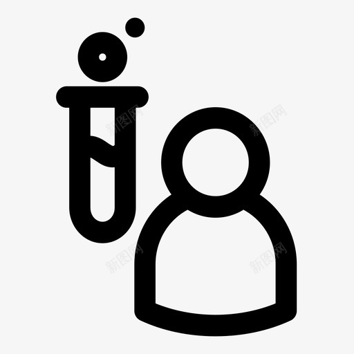化学家实验实验室图标svg_新图网 https://ixintu.com 化学家 实验 实验室 教授 流行 科学家 粗体 试管