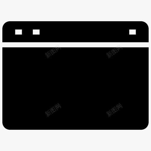 浏览器应用程序internet图标svg_新图网 https://ixintu.com internet web 应用程序 浏览器 窗口 网站