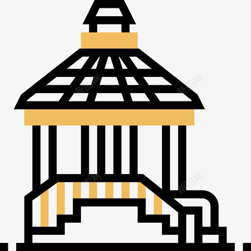 墨西哥广场10号黄影图标svg_新图网 https://ixintu.com 10号 墨西哥 广场 黄影