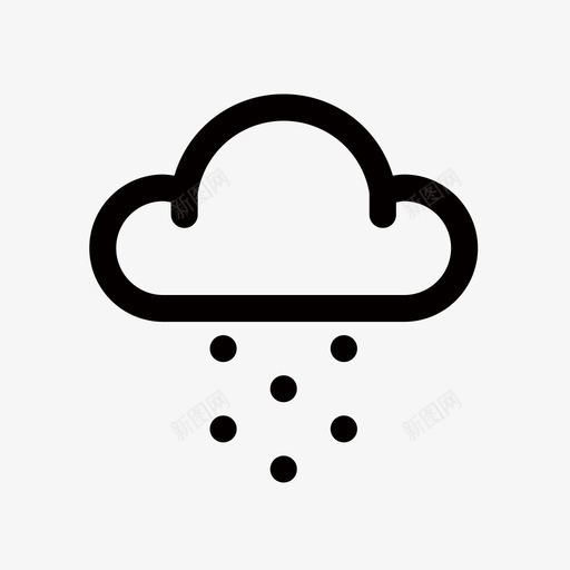 小雨svg_新图网 https://ixintu.com 小雨