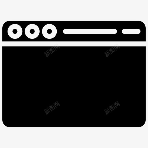 浏览器应用程序internet图标svg_新图网 https://ixintu.com internet web 应用程序 浏览器 窗口 网站