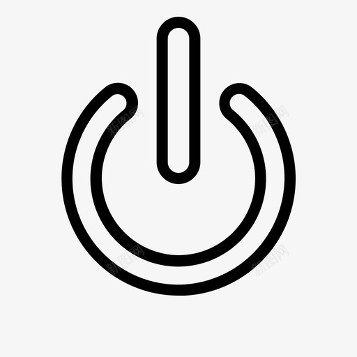 电源音频控制图标svg_新图网 https://ixintu.com 控制 播放器 电源 退出 音乐 音频