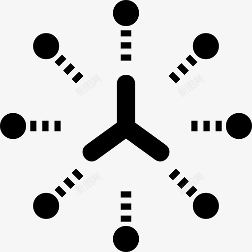 组织网络展示图标svg_新图网 https://ixintu.com 展示 目标 组织 结构 网络 销售