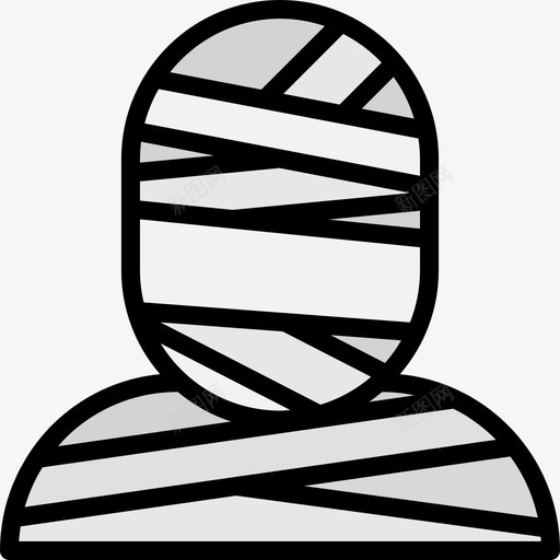 妈咪万圣节121线性颜色图标svg_新图网 https://ixintu.com 万圣节121 妈咪 线性颜色