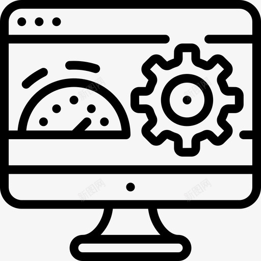 网站搜索引擎优化和网站优化14线性图标svg_新图网 https://ixintu.com 优化 搜索引擎 线性 网站