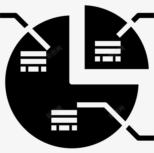 饼图分析10实心图标svg_新图网 https://ixintu.com 分析 实心 饼图