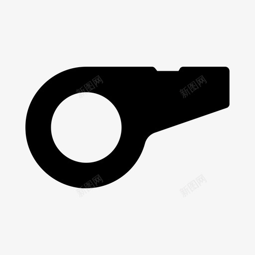 哨子裁判员体育图标svg_新图网 https://ixintu.com 48像素 体育 哨子 字形 裁判员 运动