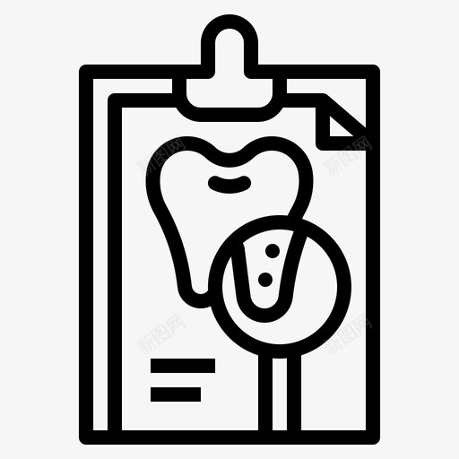 检查牙齿牙齿牙齿轮廓图标svg_新图网 https://ixintu.com 检查牙齿 牙齿 牙齿轮廓