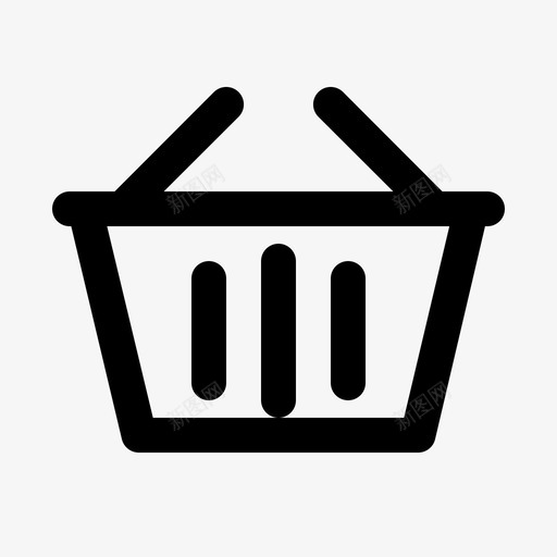 购物篮电子商务购物图标svg_新图网 https://ixintu.com 电子商务 购物 购物篮