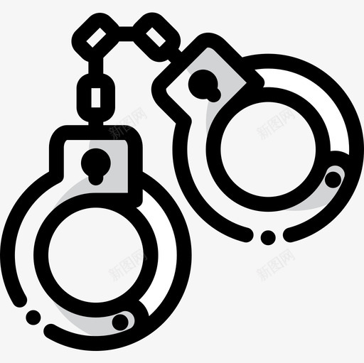 手铐正义4颜色遗漏图标svg_新图网 https://ixintu.com 手铐 正义4 颜色遗漏