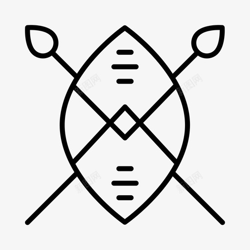 非洲盾非洲狩猎野生动物保护区图标svg_新图网 https://ixintu.com 保护区 公园 狩猎 野生动物 非洲