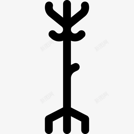 衣架室内16线性图标svg_新图网 https://ixintu.com 室内设计 线性 衣架
