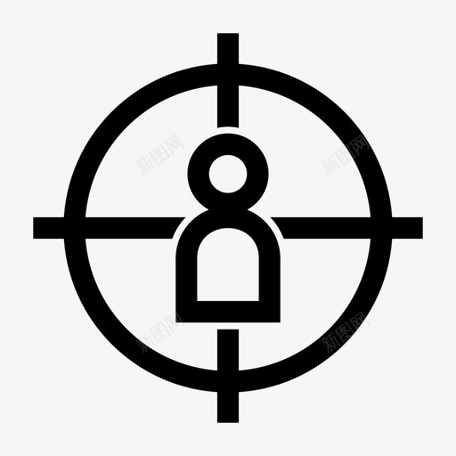 目标箭头搜索引擎优化和网络图标svg_新图网 https://ixintu.com 射击 搜索引擎优化和网络 目标 箭头
