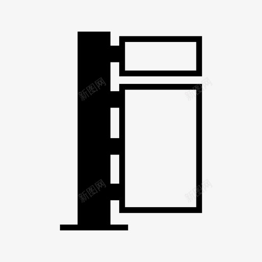 广告牌路标标志图标svg_新图网 https://ixintu.com 半成品 广告牌 标志 标牌 路标
