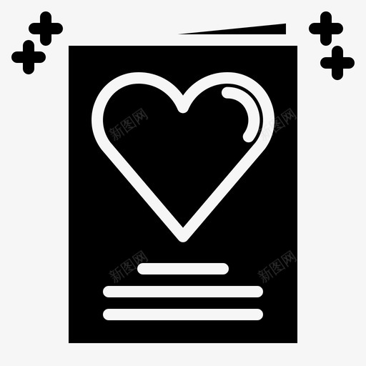 结婚卡浪漫27纯色图标svg_新图网 https://ixintu.com 浪漫 纯色 结婚