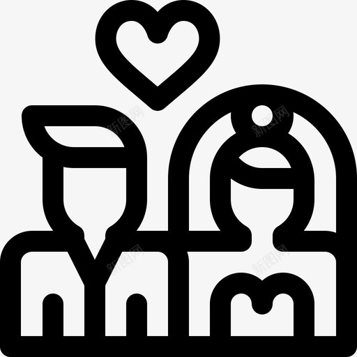 夫妻人际关系和情感12直系图标svg_新图网 https://ixintu.com 人际关系 夫妻 情感 直系