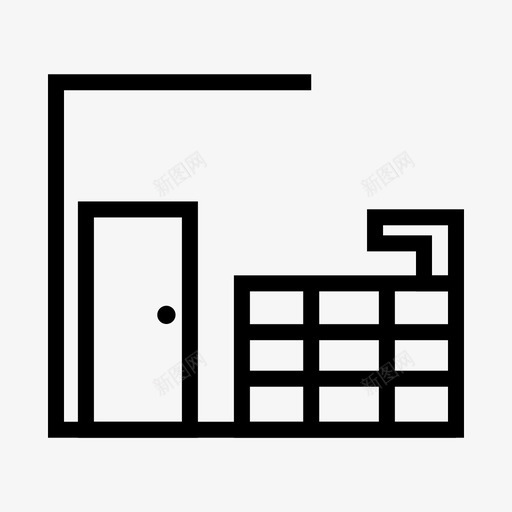 室内浴室酒店科斯特酒店图标svg_新图网 https://ixintu.com 室内浴室 科斯特酒店图标 酒店