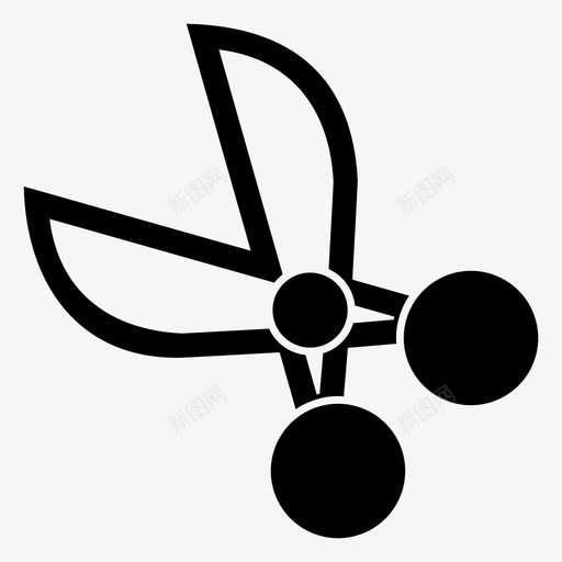 剪刀切割切割工具图标svg_新图网 https://ixintu.com 切割 切割工具 剪 剪刀