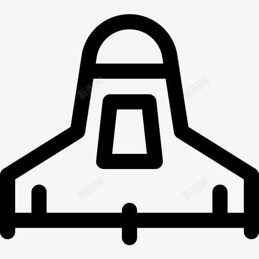 太空船机器人学38线性图标svg_新图网 https://ixintu.com 太空船 机器人学38 线性