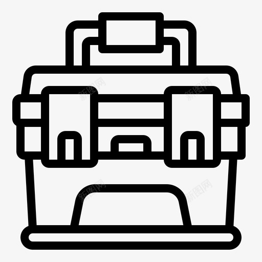 工具箱劳动力工具图标svg_新图网 https://ixintu.com 劳动力 工作 工具 工具箱 施工